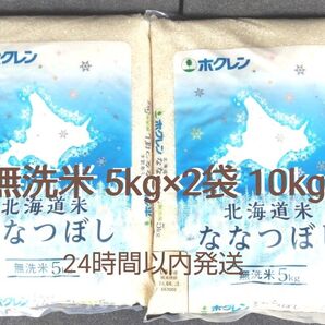 令和6年度 北海道産 無洗米 ななつぼし 5kg × 2袋 10kg 無洗米 10キロ 送料無料 24時間以内発送