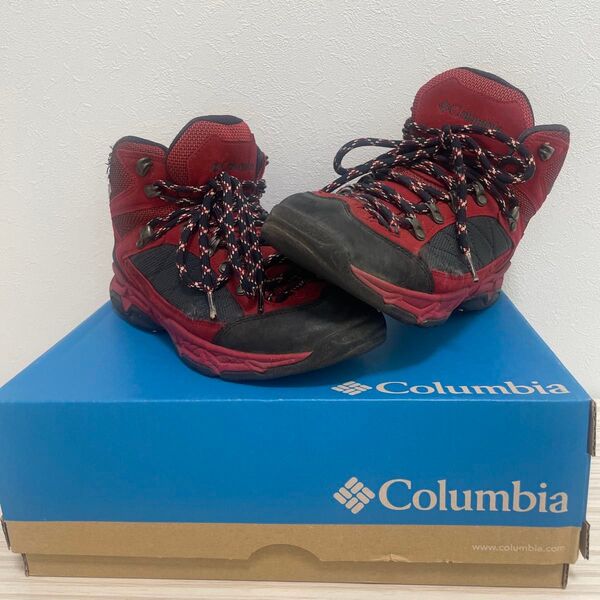 Columbia トレッキングシューズ レッド