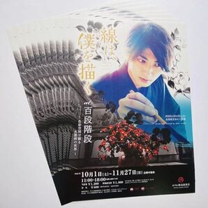 複数購入可★横浜流星 映画イベント【線は、僕を描く at 百段階段 目黒雅叙園 チラシ フライヤー 10枚】映画国宝 大河べらぼう