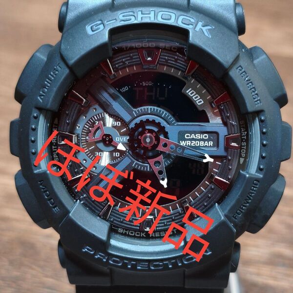 超美品 ほぼ新品 CASIO G-SHOCK GA-110-1BJF ブラック 新品電池交換済み。動作確認異常無し。