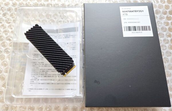 美品 G-Storategy M.2 NVMe 4TB SSD NV47004TBY3G1/蝉族 MAP1602 YMTC3dv4