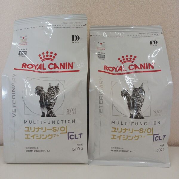 ロイヤルカナン ユリナリーS/O エイジング7+ CLT 猫用 500g 2袋