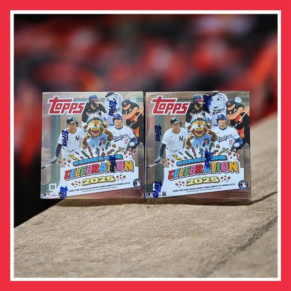 価格サービス中!2025 Topps Baseball Series 1 Celebration - Mega Box 2box