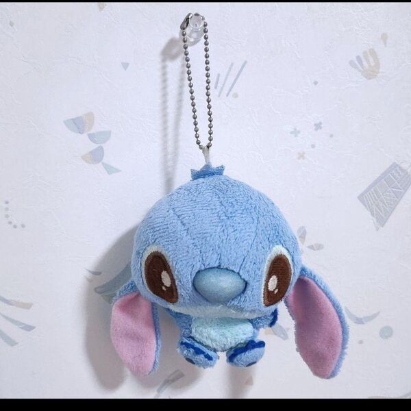 スティッチ ぬいぐるみ ストラップ キーホルダー ディズニー Disney リロ&スティッチ ブルー 青