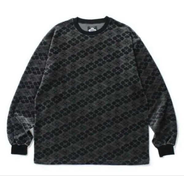GAKKIN×BUDSPOOL花罰家紋VELOUR L/S TEE Mサイズ
