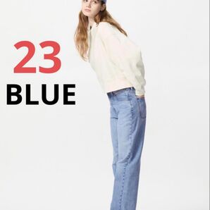 ユニクロ JW ANDERSON ストレートジーンズ 23 丈長め 新品