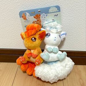 ポケモンセンター限定にたものどうしペアマスコット ロコン&アローラロコン