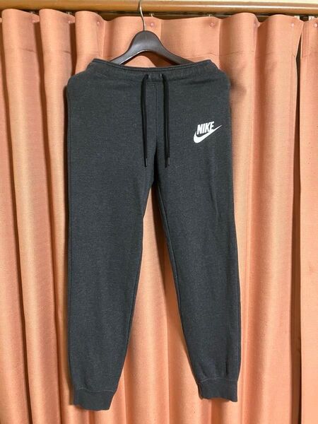 極美品☆ナイキ NIKE スウェット パンツ ジャージ Sサイズ グレー レディース キッズ