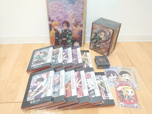 【アニメイト特典つき】鬼滅の刃 完全生産限定版 DVD 1~11巻 全巻 未再生 花札収納ケース 収納BOX 他