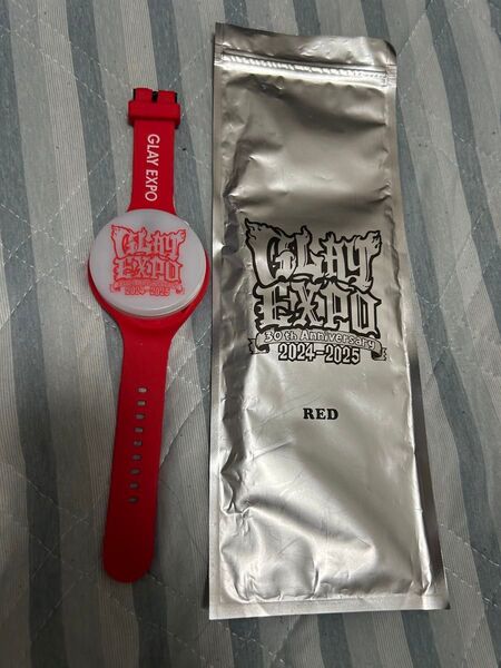 GLAY EXPO 2024-2025 LED ライト 赤 RED 電池なし