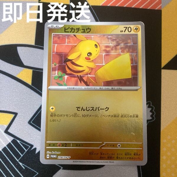 ポケカ ピカチュウ PROMO 216/SV-P H でんじスパーク ポケモンカードゲーム
