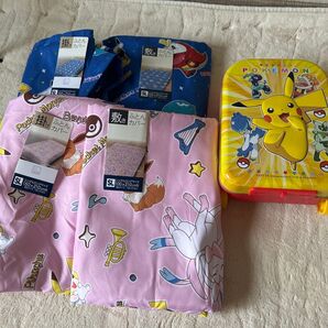 ポケモン 敷布団カバー 掛け布団カバー キャリーケース 5点セット!オマケ付