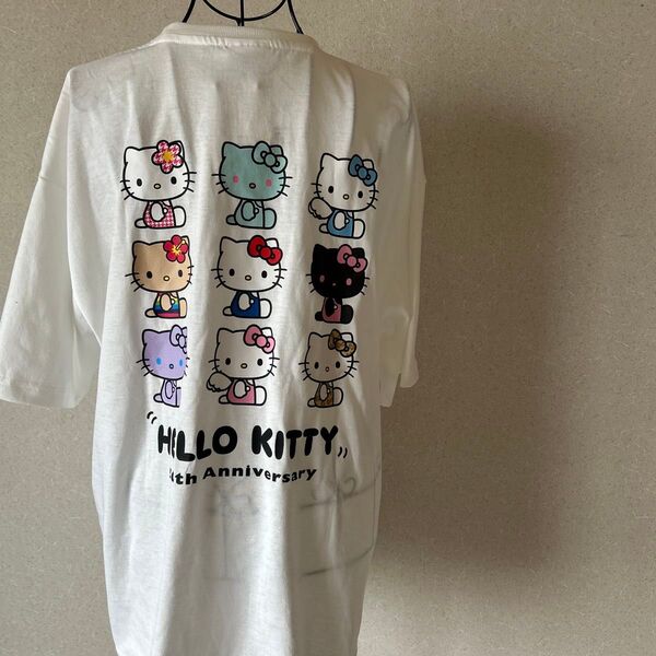 Lサイズ ハローキティ 50th Anniversary 記念Tシャツ 白