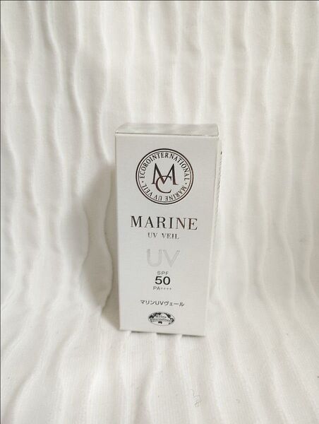 新品未使用未開封エコロインターナショナル マリンUVヴェールSPF50 PA++++ 日焼け止め スキンケア グルタミン酸