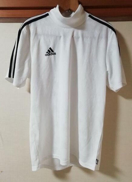アディダス スポーツウェア ゴルフウェア adidasClimalite 半袖シャツ ハイネック Tシャツ