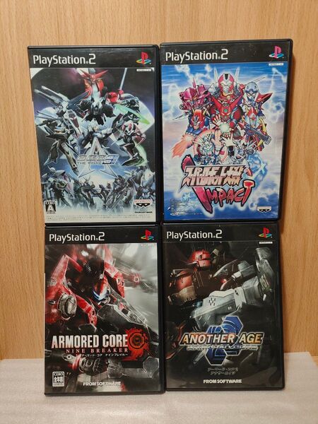 【PS2 ソフト】アーマードコア アナザーエイジ ナインブレイカー 4本