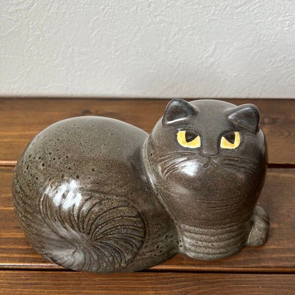 リサラーソン キャット マイ Mai (光沢のある黒) 2017年 19 cm