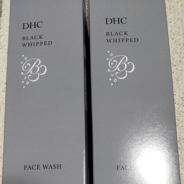 DHC ブラックホイップウォッシュ 2本セット 炭酸洗顔料 120g もっちり濃密泡 ニキビ しっとり 無着色 パラベンフリー