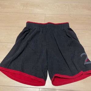 NIKE 90s jordanバスケットボールパンツ 23番 黒×赤 スポーツウェア
