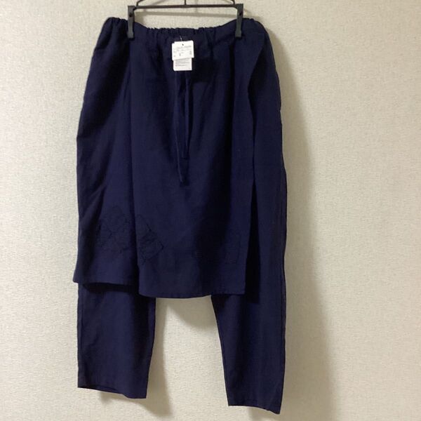 ドラッグストアーズ サルエルパンツ ネイビー 未使用品