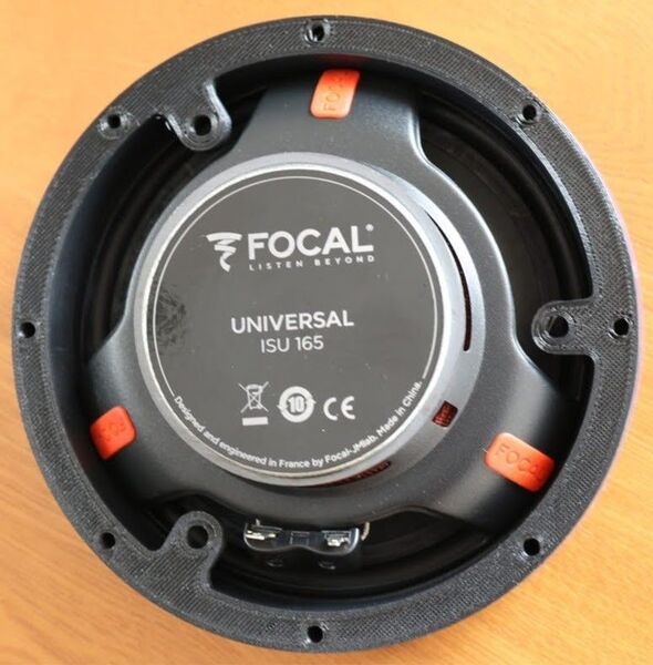 ジムニー シエラ JB64 JB74 Fr フロント スピーカー Focal ISU165用 ブラケット バッフル ボルト付き