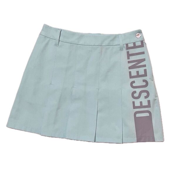 DESCENTE GOLF スカート Sサイズ ブルー系 春夏
