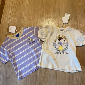 ディズニー ラプンツェル 白雪姫 Tシャツ 2枚セット 90cm