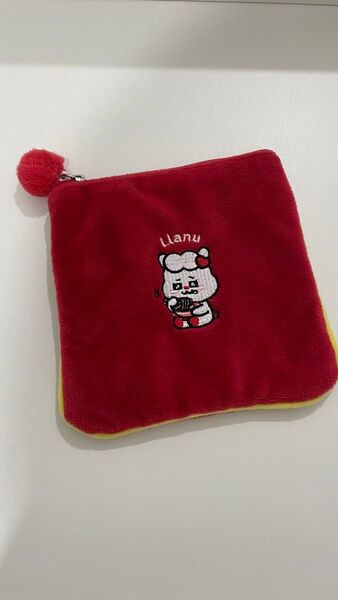 NiziU NIZOO ラーヌ 刺繍ポーチ リマ フラットポーチ