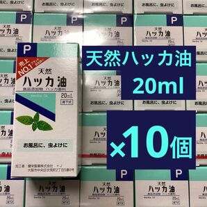 天然ハッカ油 20ml × 10個