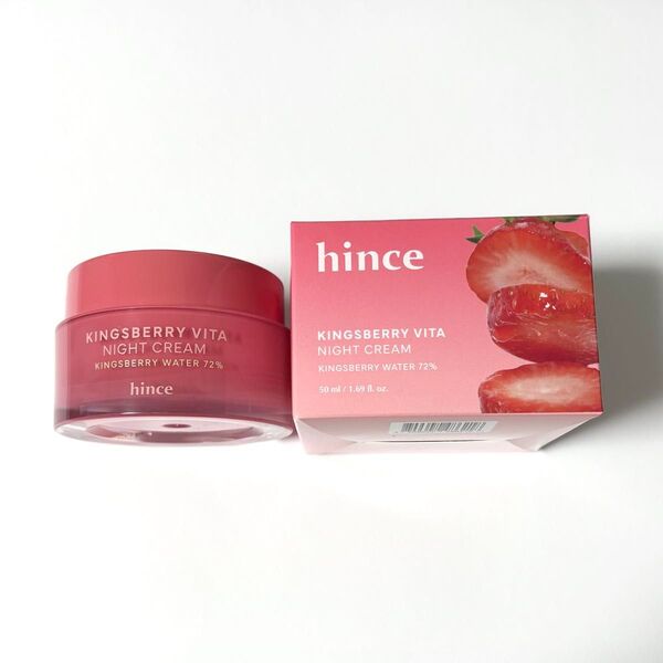 hince キングスベリービタナイトクリーム 50ml ヒンス ナイトクリーム スリーピングマスク ジェル マスク パック