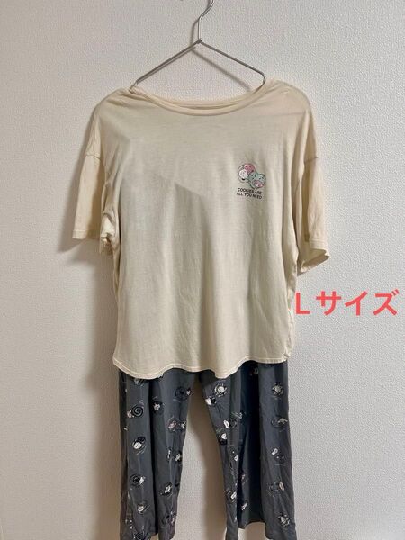即日発送 ユニクロ ちいかわサンリオコラボルームウェアセット L