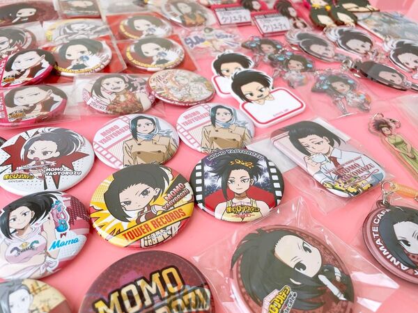 八百万百 ヒロアカ グッズ まとめ売り 缶バッジ アクスタ アクキー やおもも