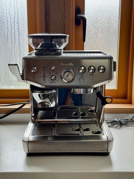 美品 breville ブレビル BES876 エスプレッソマシン日本100v使用可