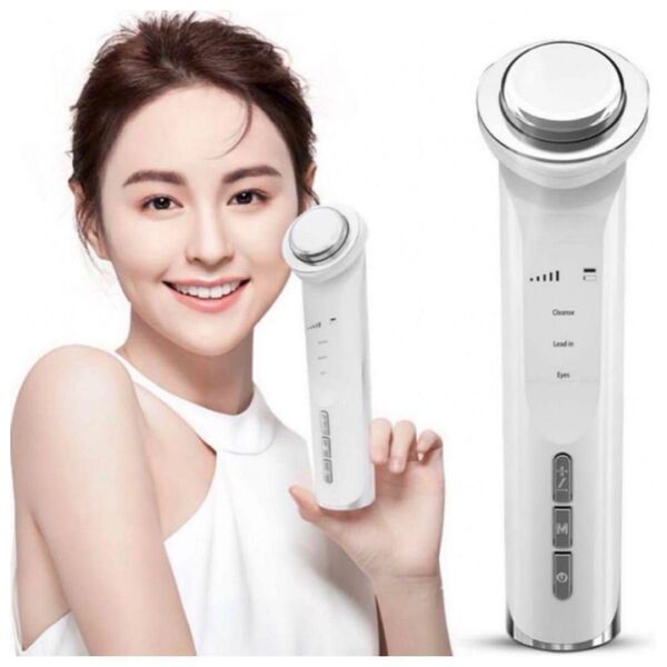 美顔器 新品 超音波 多機能美顔器 イオン導入 イオン導出 温熱ケア 毛穴ケア