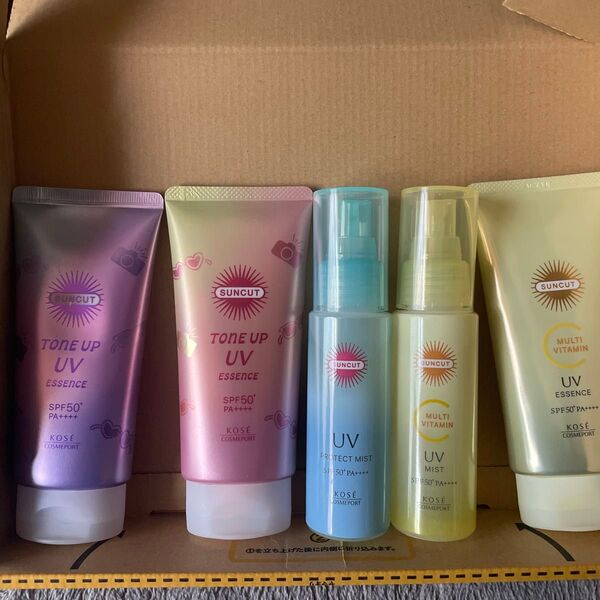未使用 サンカット マルチビタミン トーンアップエッセンス 5点