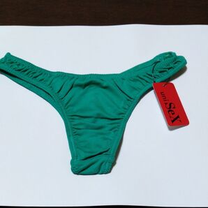 新品 ユニセックス Tバック グリーン