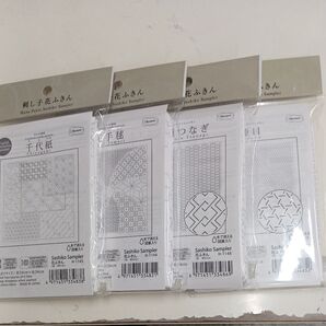 新柄オリンパス刺し子布4枚セット86