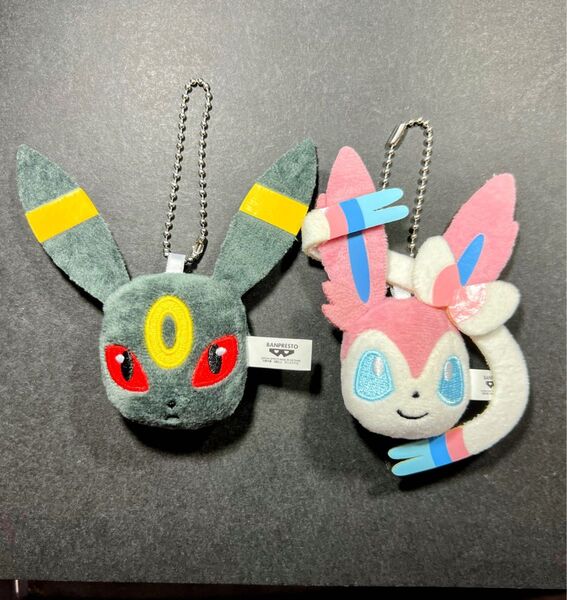 ブラッキー ニンフィア ポケットモンスター ボールチェーン フェイス マスコット ぬいぐるみ ポケモン
