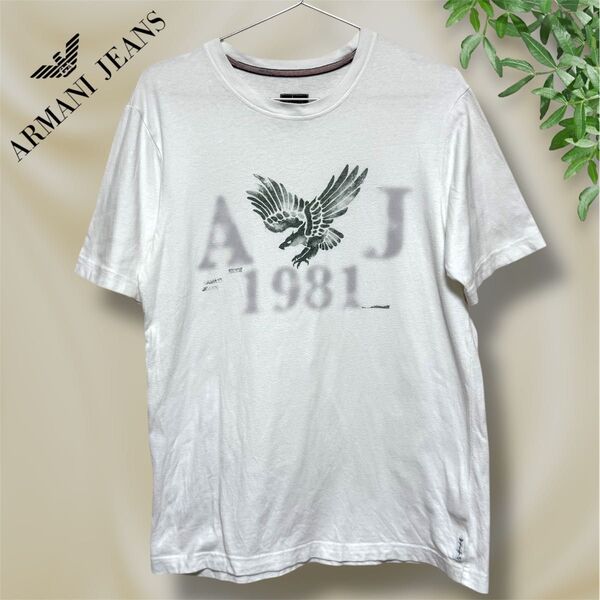アルマーニ ARMANI JEANS Tシャツ ホワイト