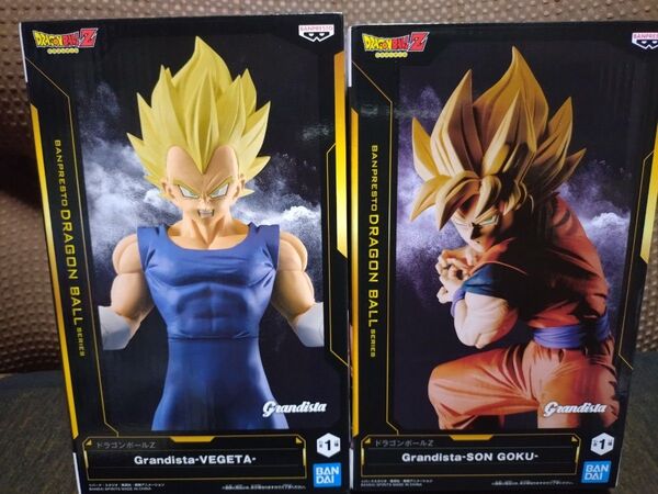 ドラゴンボールZ フィギュア Grandista 孫悟空 ベジータ 2体セット