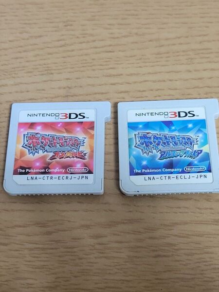 ポケットモンスターアルファサファイア、オメガルビー 3DSポケモンセット ソフトのみ
