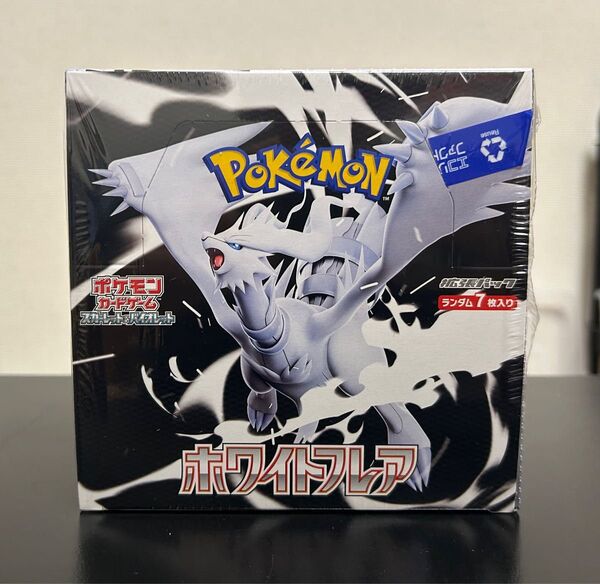 【新品・未開封(一部シュリンク破れあり)】ポケモンカードゲーム スカーレット&バイオレット 拡張パック「ホワイトフレア」1BOX