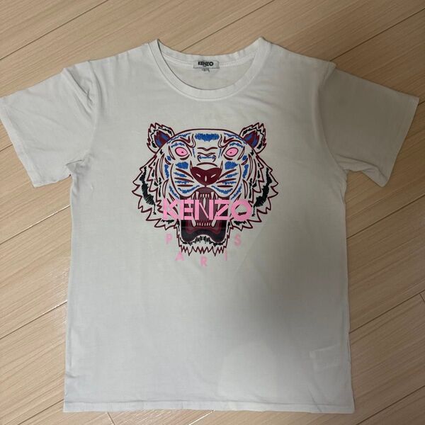 KENZO トラプリント Tシャツ ホワイト