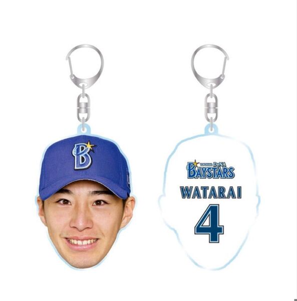【即日発送】度会隆輝選手 横浜DeNAベイスターズ フェイスフォトキーホルダー 再出品可→コメント下さい