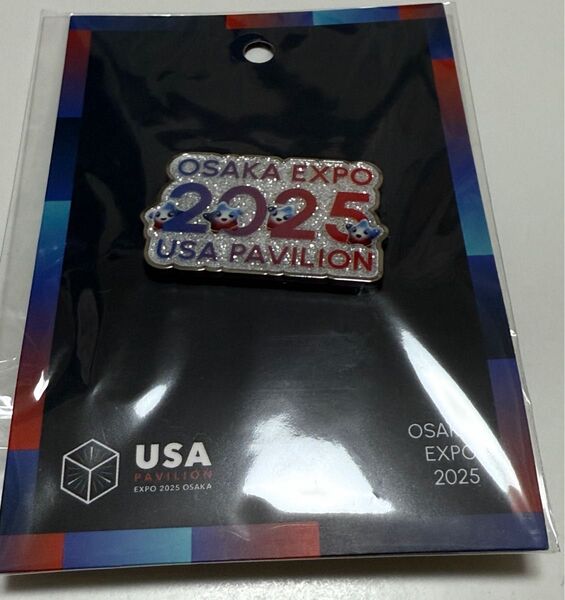大阪万博 EXPO2025 アメリカ パビリオン ピンバッジ 関西万博 USA