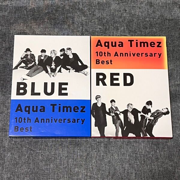 Aqua Timez 10th Anniversary BLUE & RED CD DVD