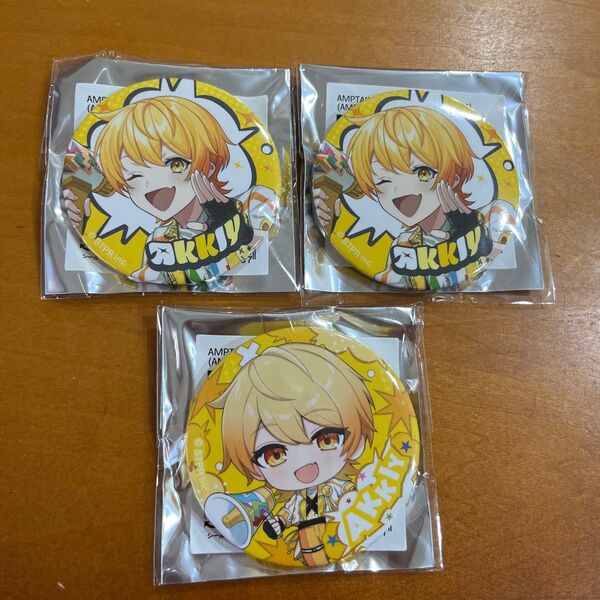 AMPTAK×COLORS ランダム缶バッジ (AMPTAK×レインボーロード中77%ver.) あっきぃ