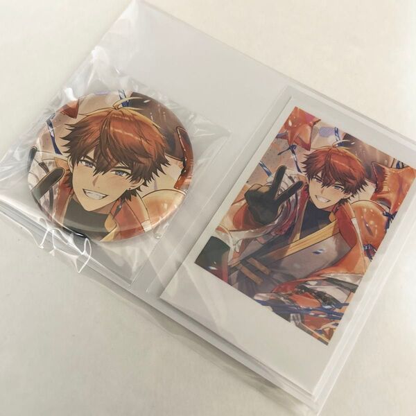 にじさんじ 誕生日グッズ 缶バッジ チェキ風カード 北見遊征 2024 3SKM 誕生日 バースデー