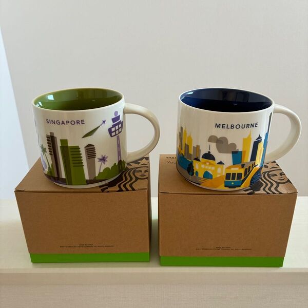 【未使用】スターバックス You Are Here collection STARBUCKS 2点セット マグカップ