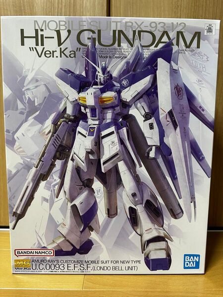 MG 1/100 Hi-νガンダム Ver.Ka【未組立】ガンプラ 逆襲のシャア ベルトーチカ・チルドレン RX-93-ν2